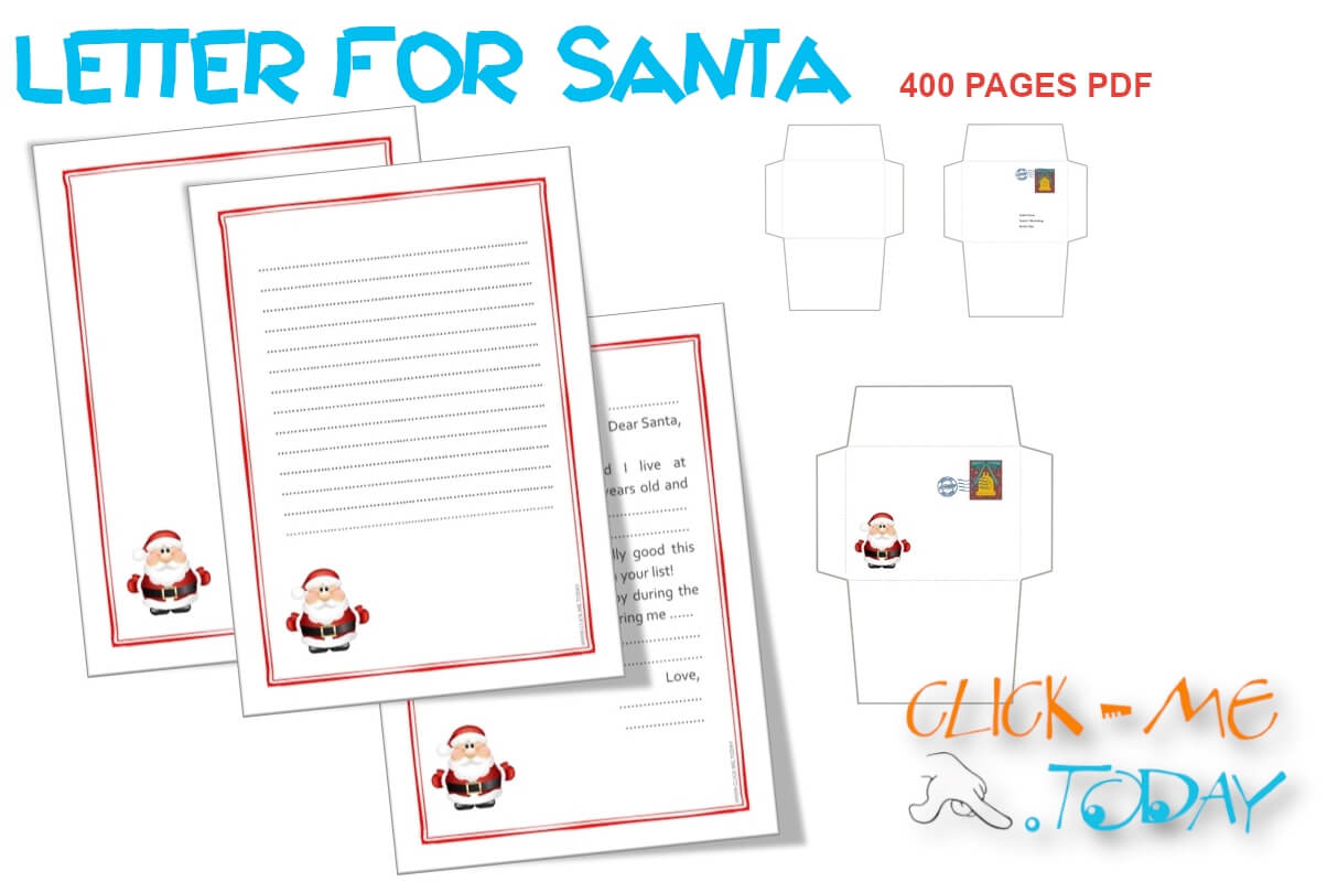 Free Printable letterhead for Letter for Santa Claus PDF