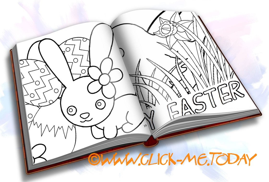 FREE EASTER COLORING PAGES PDF BOOKLET