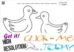 Coloring page Ducks - Color picture of Ducks