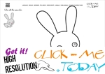 Example Coloring page Bunny - Color picture of Bunny 