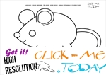 Coloring page Little Mouse - Color picture of Mouse