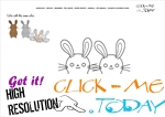 Example coloring page Bunnies - Color  Bunnies picture