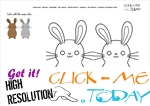 Example coloring page Rabbits - Color  Rabbits picture