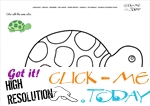 Example coloring page Tortoise - Color Tortoise picture