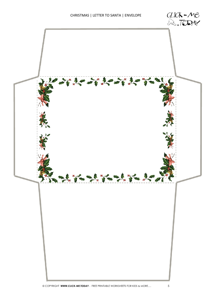 Christmas Letter Border Template