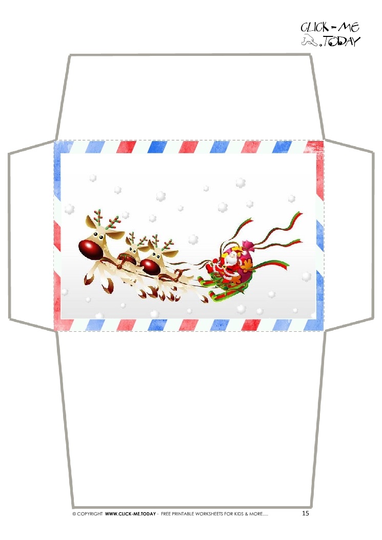 envelope from santa