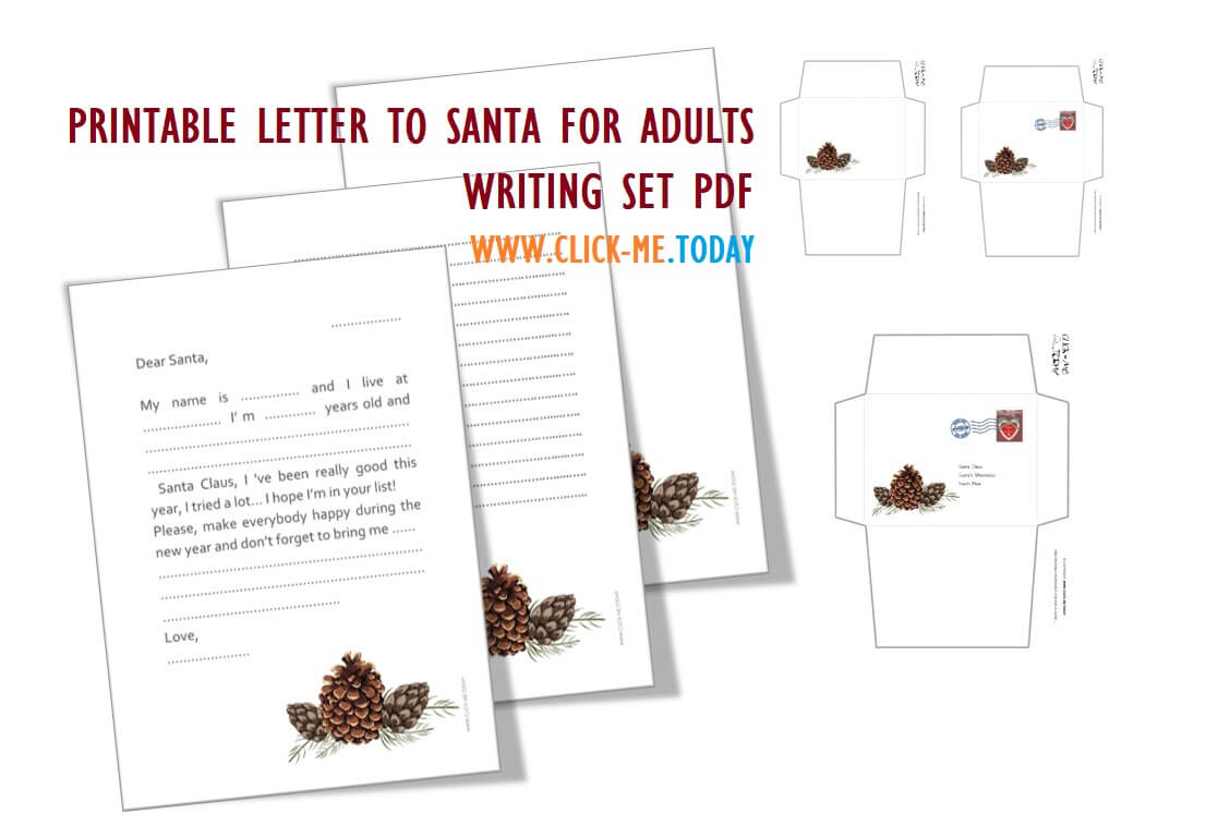PRINTABLE LETTER TO SANTA FOR ADULTS PDF