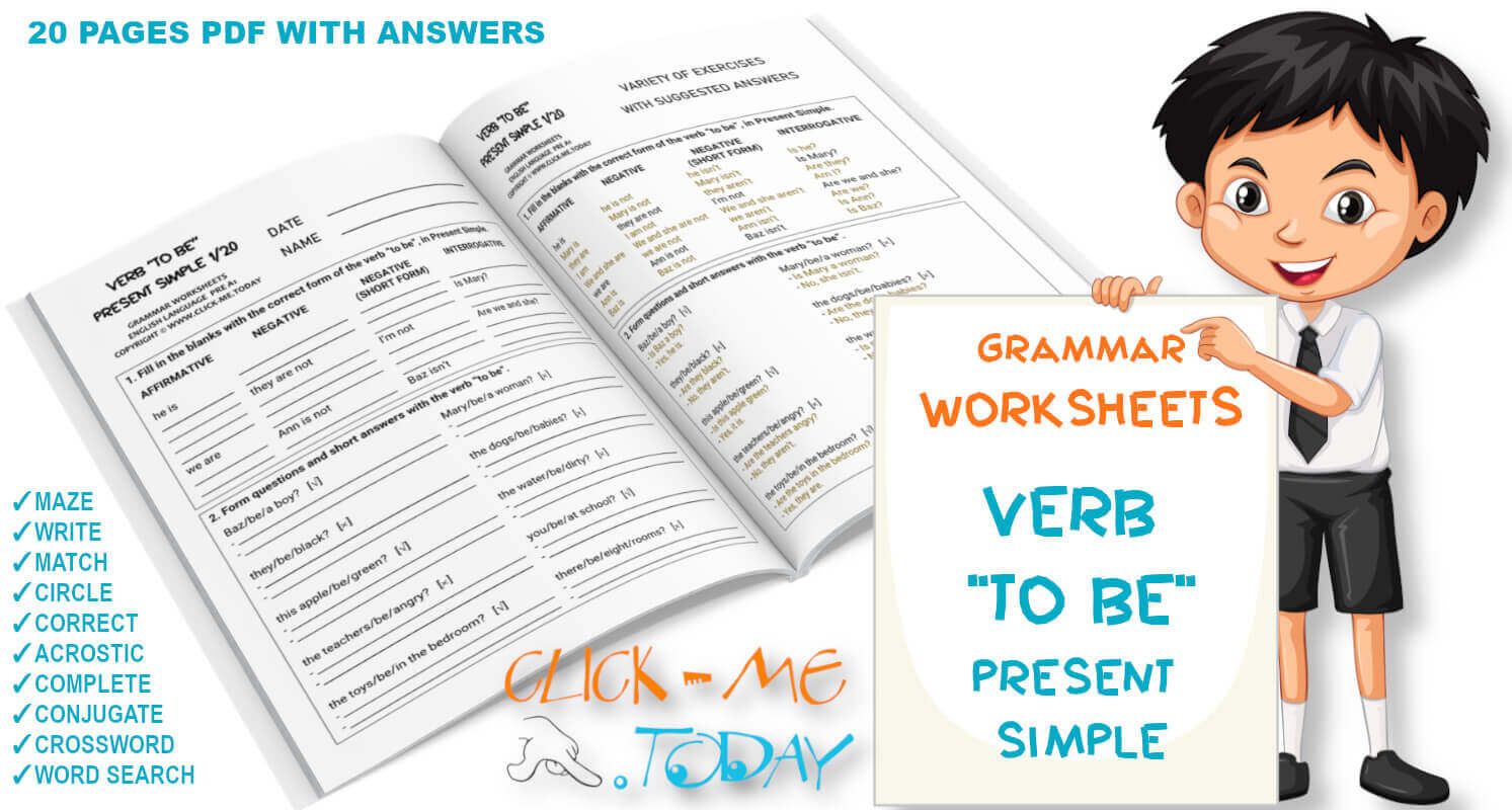 Printable Grammar Worksheets PDF