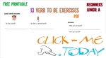 VERB TO BE EXERCISES JUNIOR A PDF WITH ANSWERS 