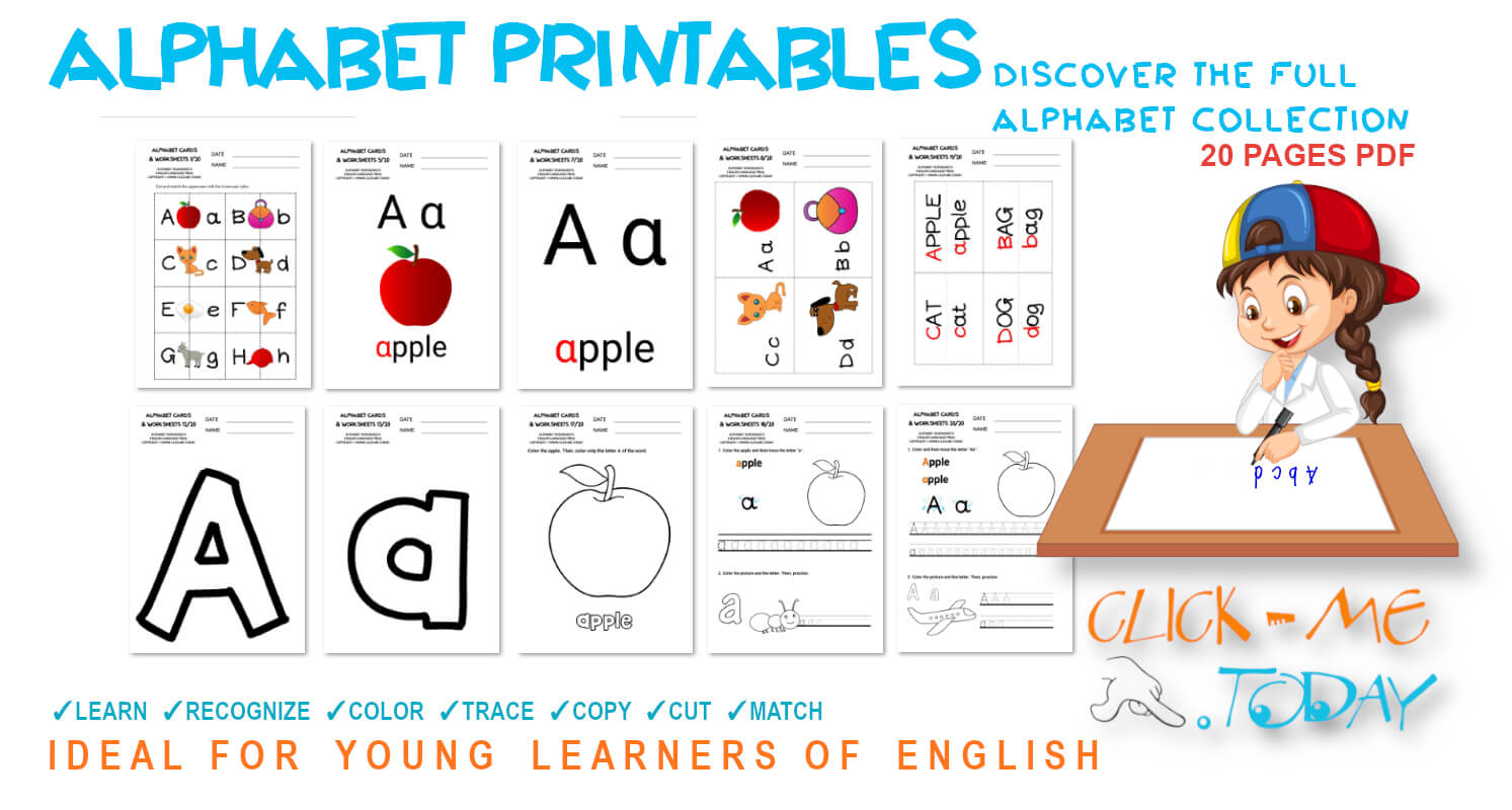 Download 20 free alphabet printables PDF