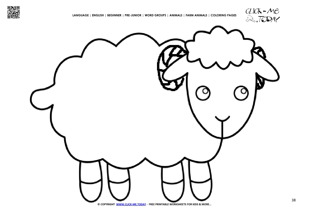 Coloring page Ram - Color picture of Ram