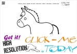 Coloring page Donkey Jackass - Color picture of Donkey