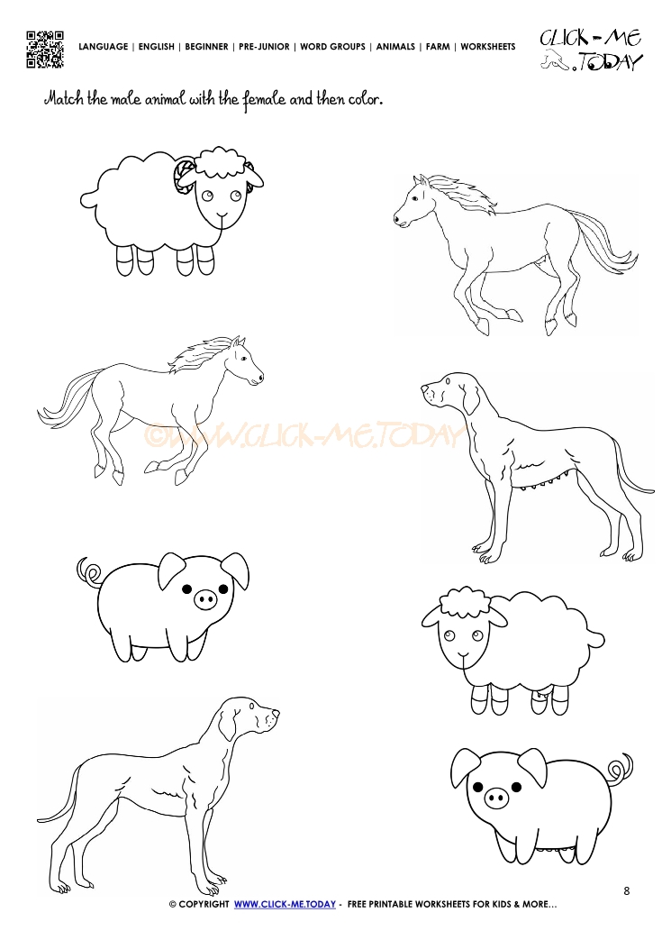 Featured image of post Free Printable Farm Animals Worksheets - All the worksheets can fit in an a4 sheet perfectly, and they are perfect for preschool ages or kindergarten!