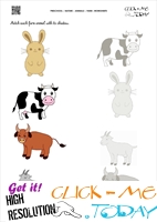 Farm Animals Worksheet  - Activity Sheet 14