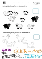 Farm Animals Worksheet  - Activity Sheet 17