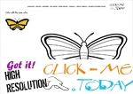 Example coloring page Butterfly -  Color picture of Butterfly 