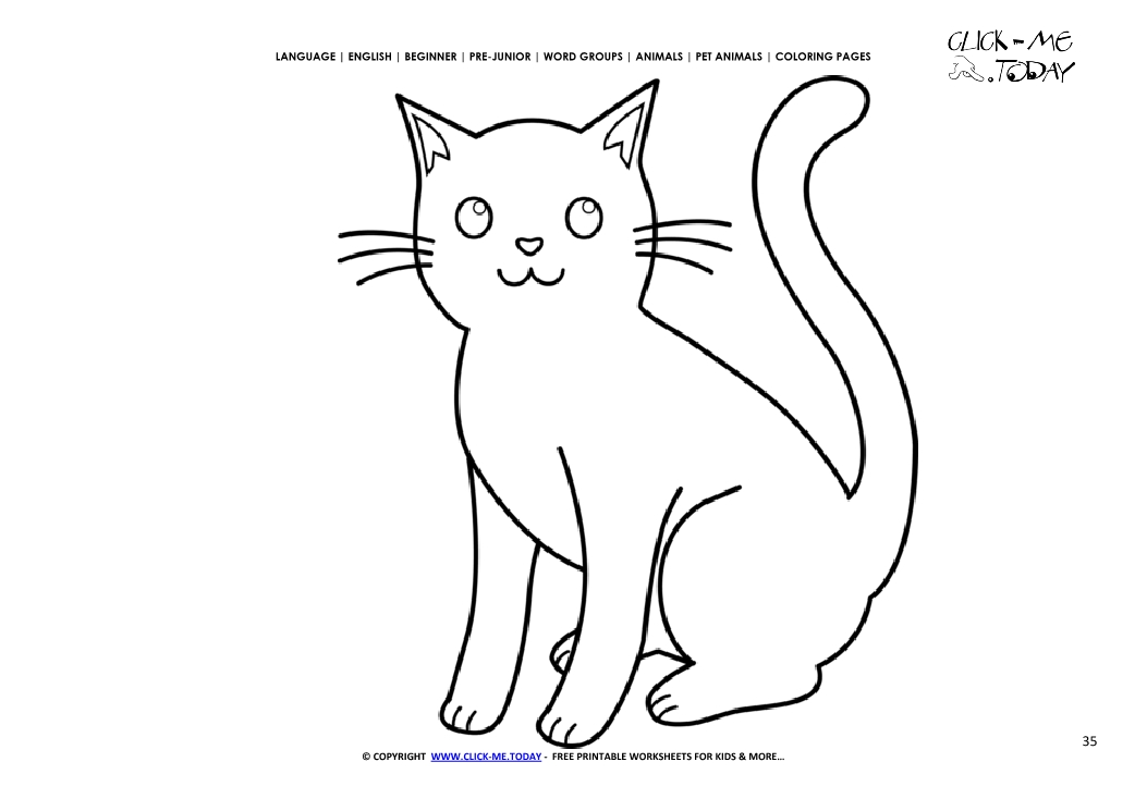 Coloring page Cat Queen - Color picture of Cat