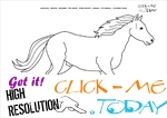 Coloring page Horse Mare - Color picture of Mare