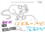 Coloring page Mice - Color picture of Mice