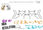 Example coloring page Cats - Color Cats picture