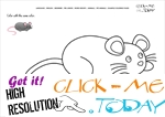 Example coloring page Mouse - Color  Mouse picture