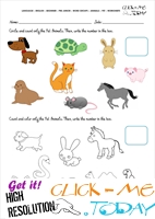 Pet Animals Worksheet - Activity Sheet 15