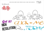 Example coloring page Octopuses - Color picture of Octopuses