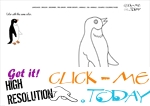Example coloring page Penguin - Color picture of Penguin