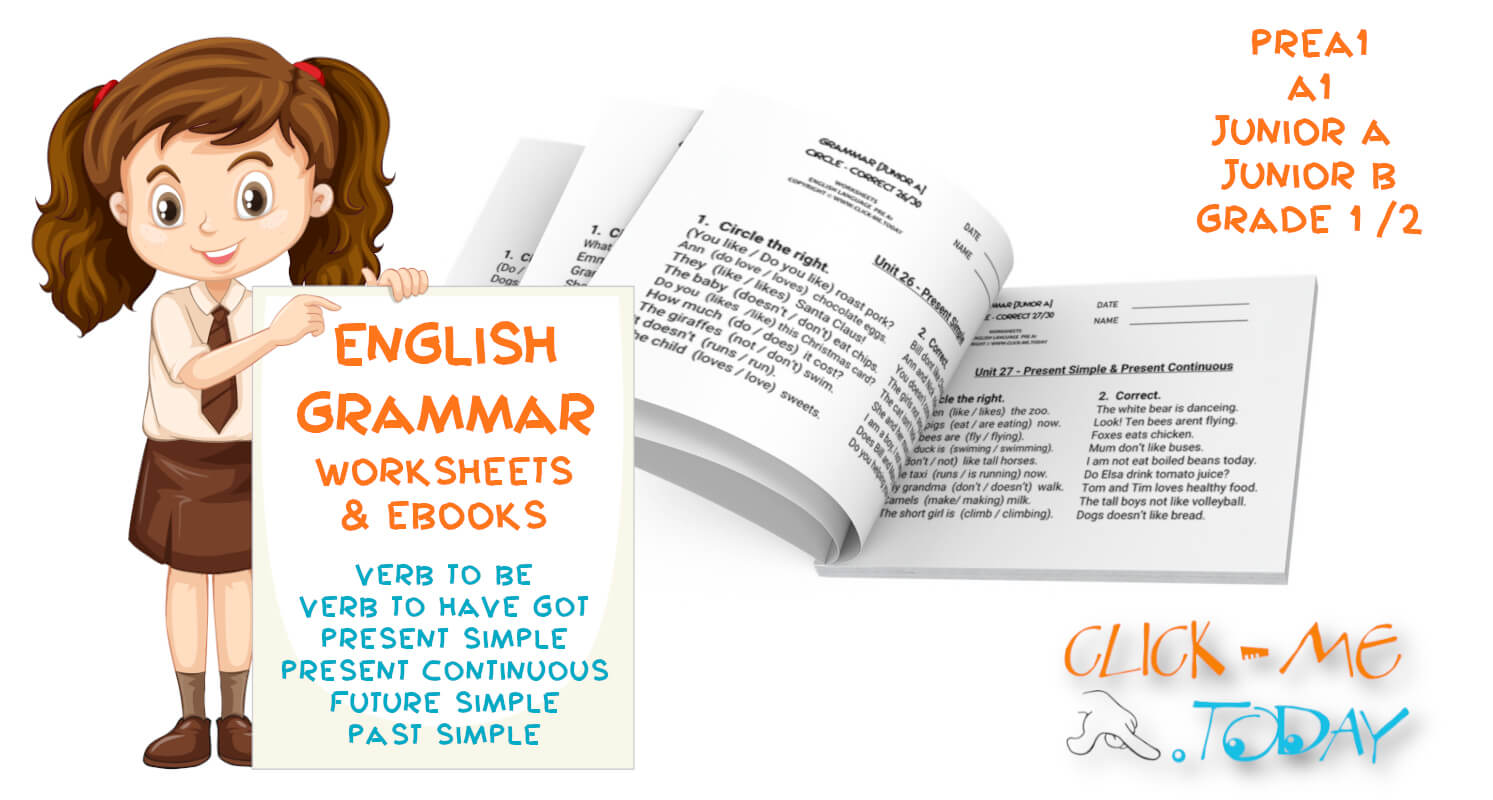 Grammar worksheets for Beginners PDF