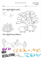 Free printable Heavy - Light Activity sheets & Worksheets 7